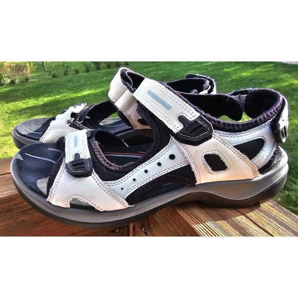 Ecco Sandals Womens 38 7-7.5 Yucatan Hiking Adjustable Off Road Outdoor Straps - Picture 1 of 7